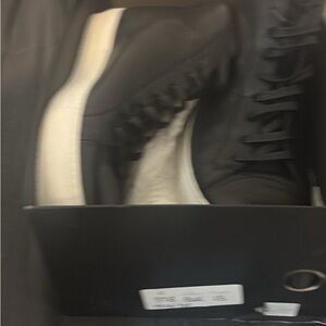 Black High-Top Sneakers